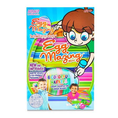 The Mini Eggmazing Easter Egg Decorating Craft Kit, for unisex Child Ages 3+, Green, Size: One Size