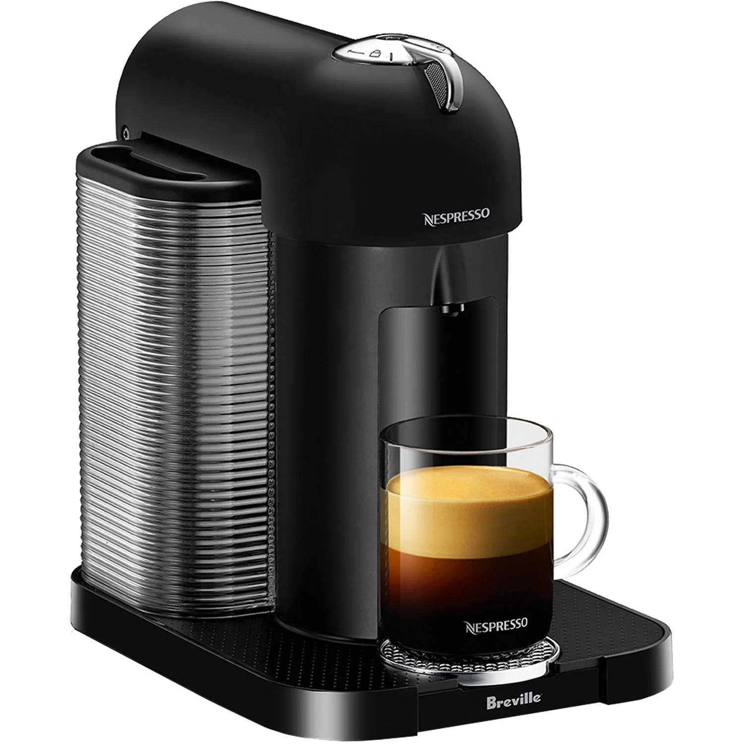 Breville Nespresso Vertuo Coffee & Espresso Single - Serve Machine in Matte Black