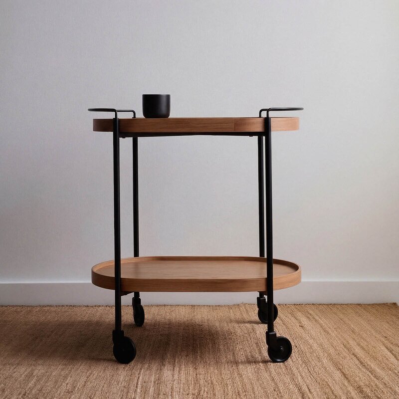 Hem trillebord 65 cm oak