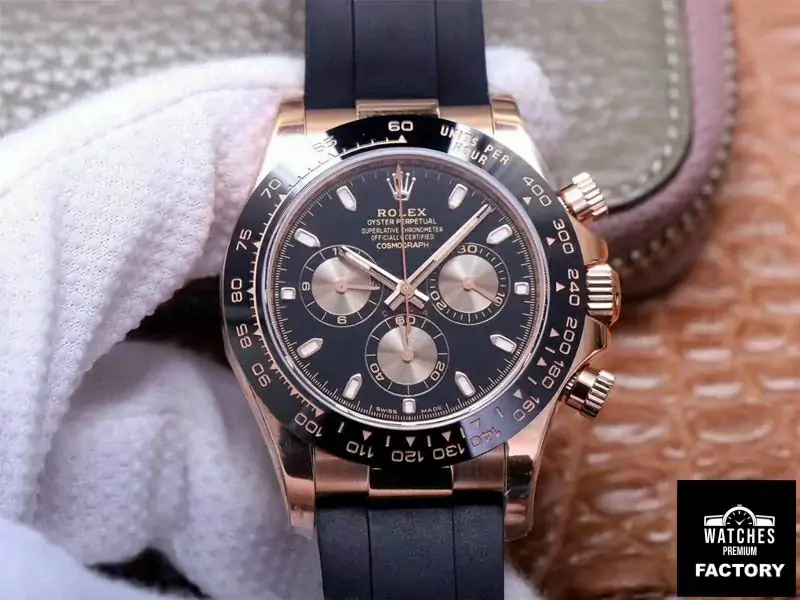 Rolex Daytona M116515LN-0017 Noob Factory Black Dial 4130 Movement