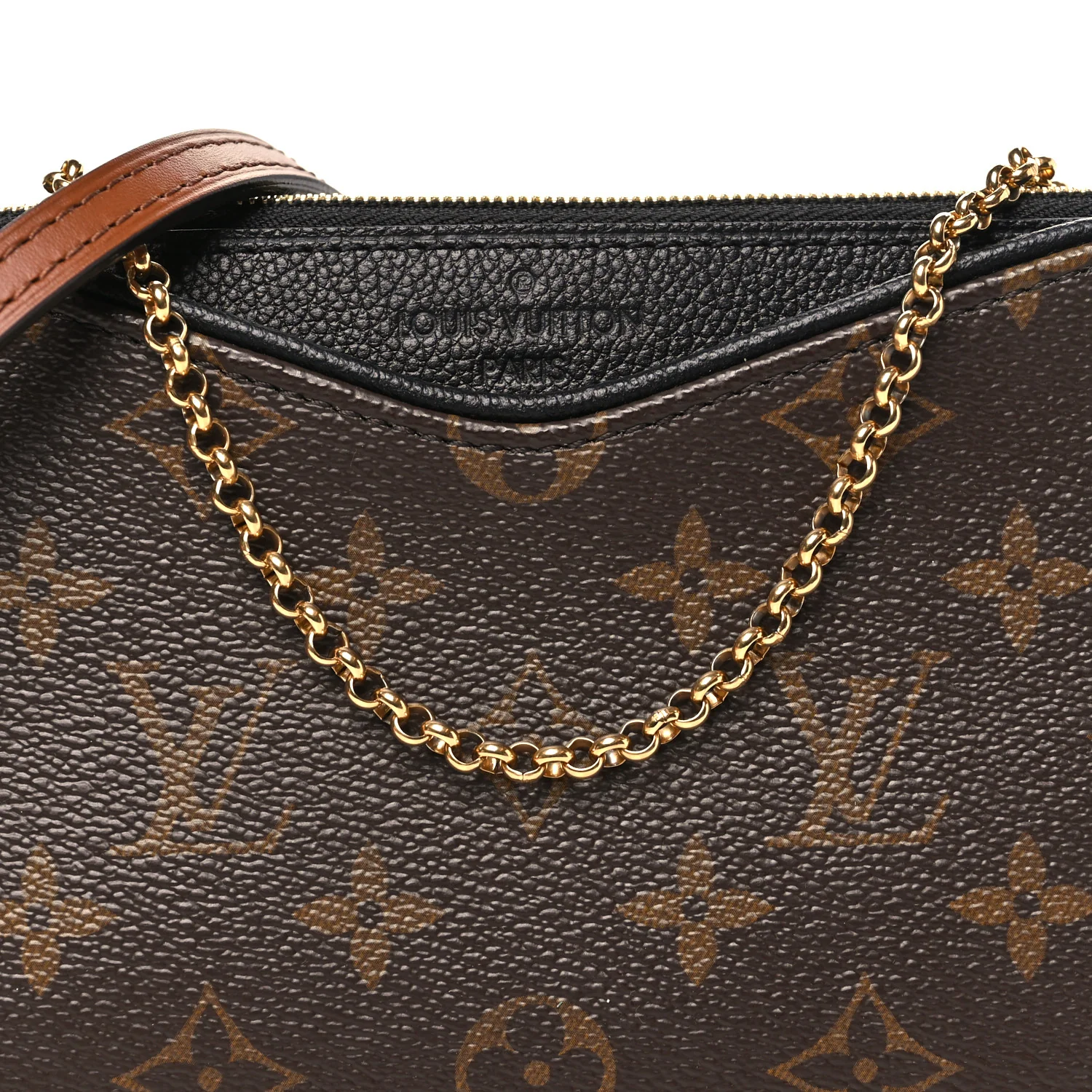 Monogram Pallas Clutch Black