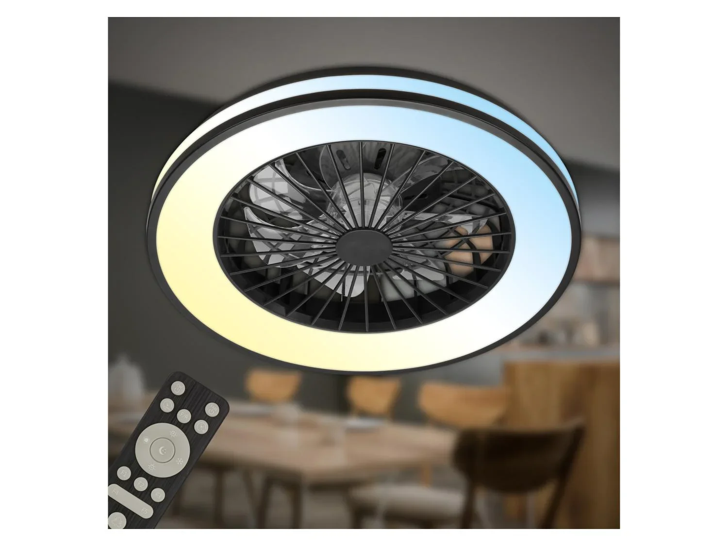 Briloner Ventilateur de plafond LED