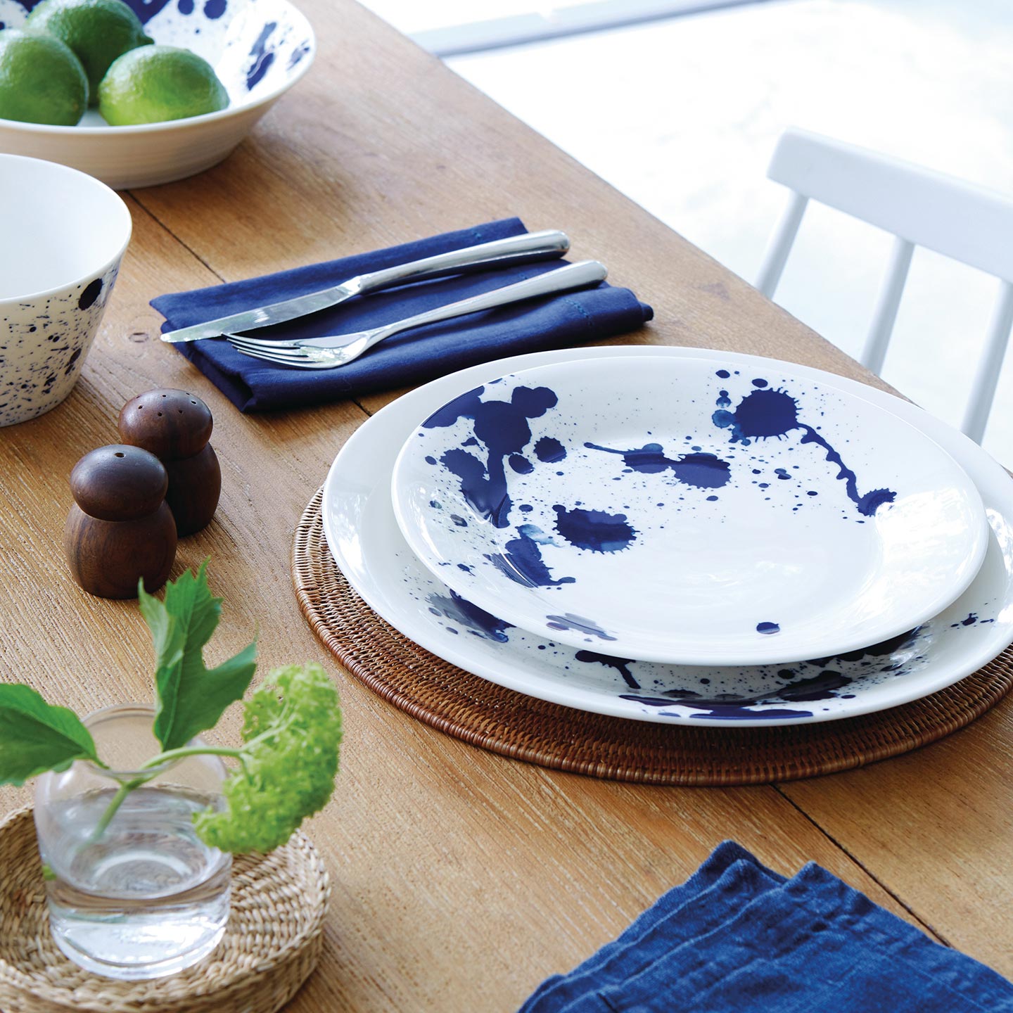 Pacific Blue Splash Side Plate