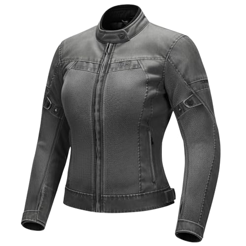 ILM Women Motorcycle Jacket with Armor CE Moto Jacket All Season JM4