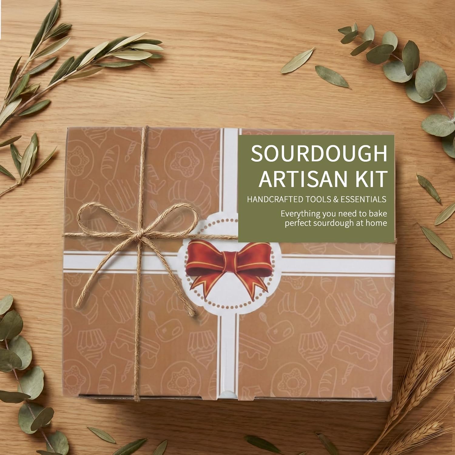 Sourdough Starter Kit, Breathable Cotton Basket, Machine Washable