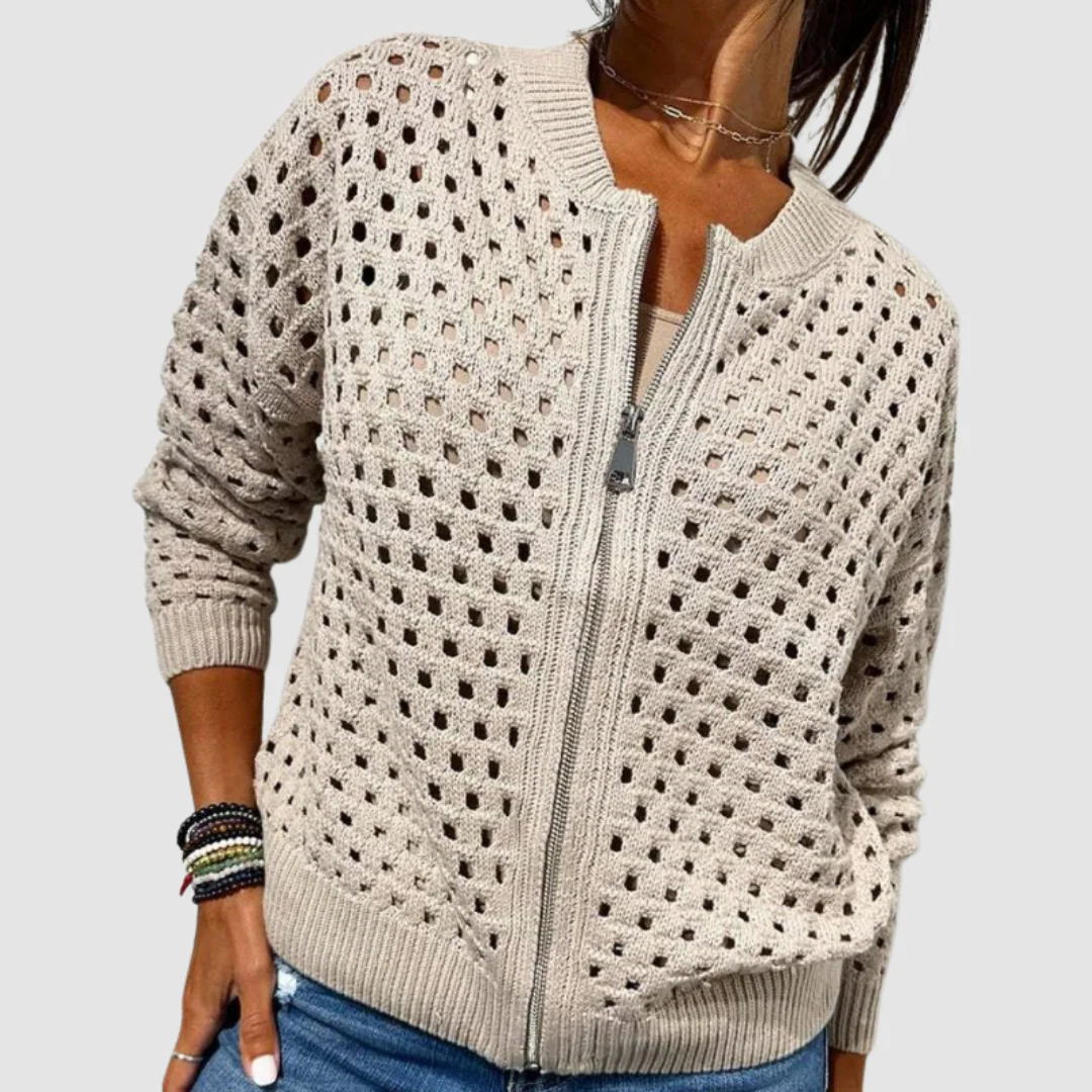 Gilet en tricot douillet