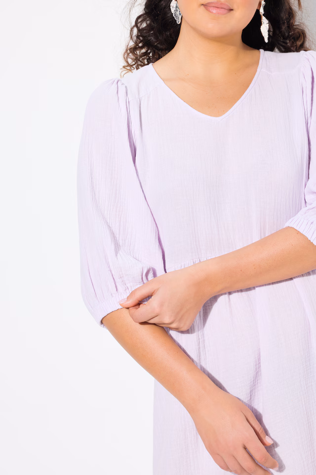 Tonal Leopard Print 3/4 Sleeve Midi Dress