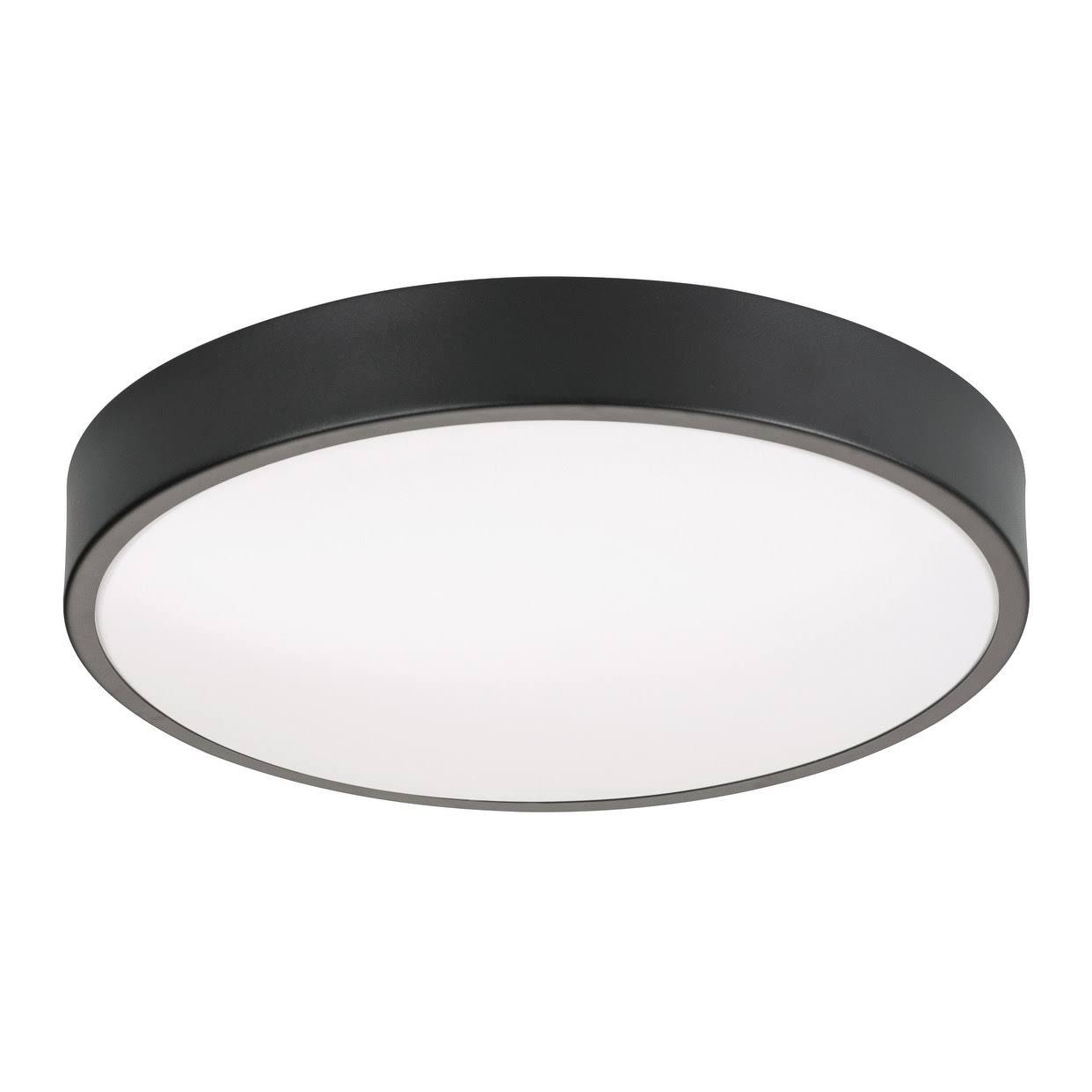 AFX Octavia LED 12 inch Satin Brass Flush Mount Ceiling Light OTVF1218LAJD1SB