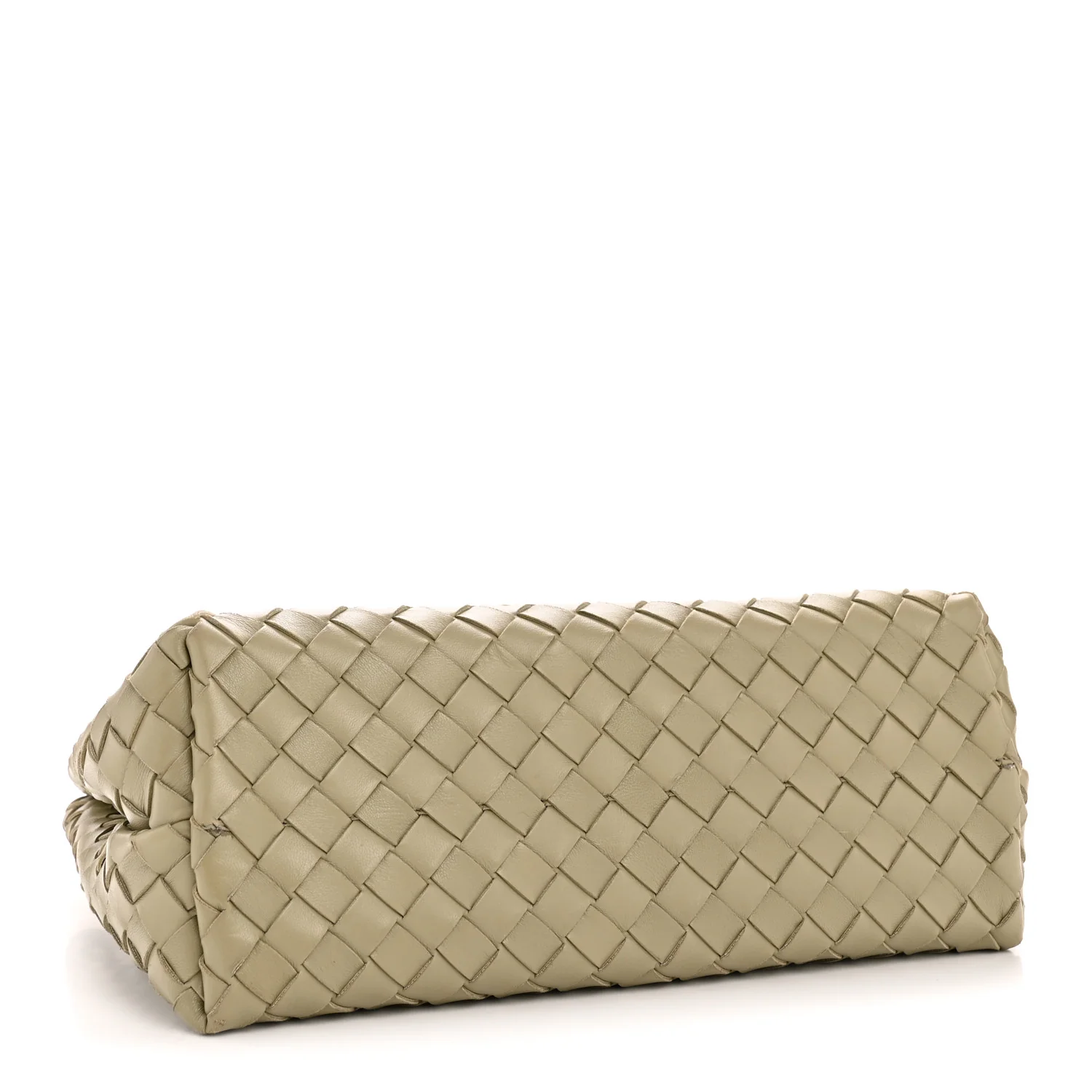 Nappa Intrecciato Medium Andiamo Shoulder Bag Travertine