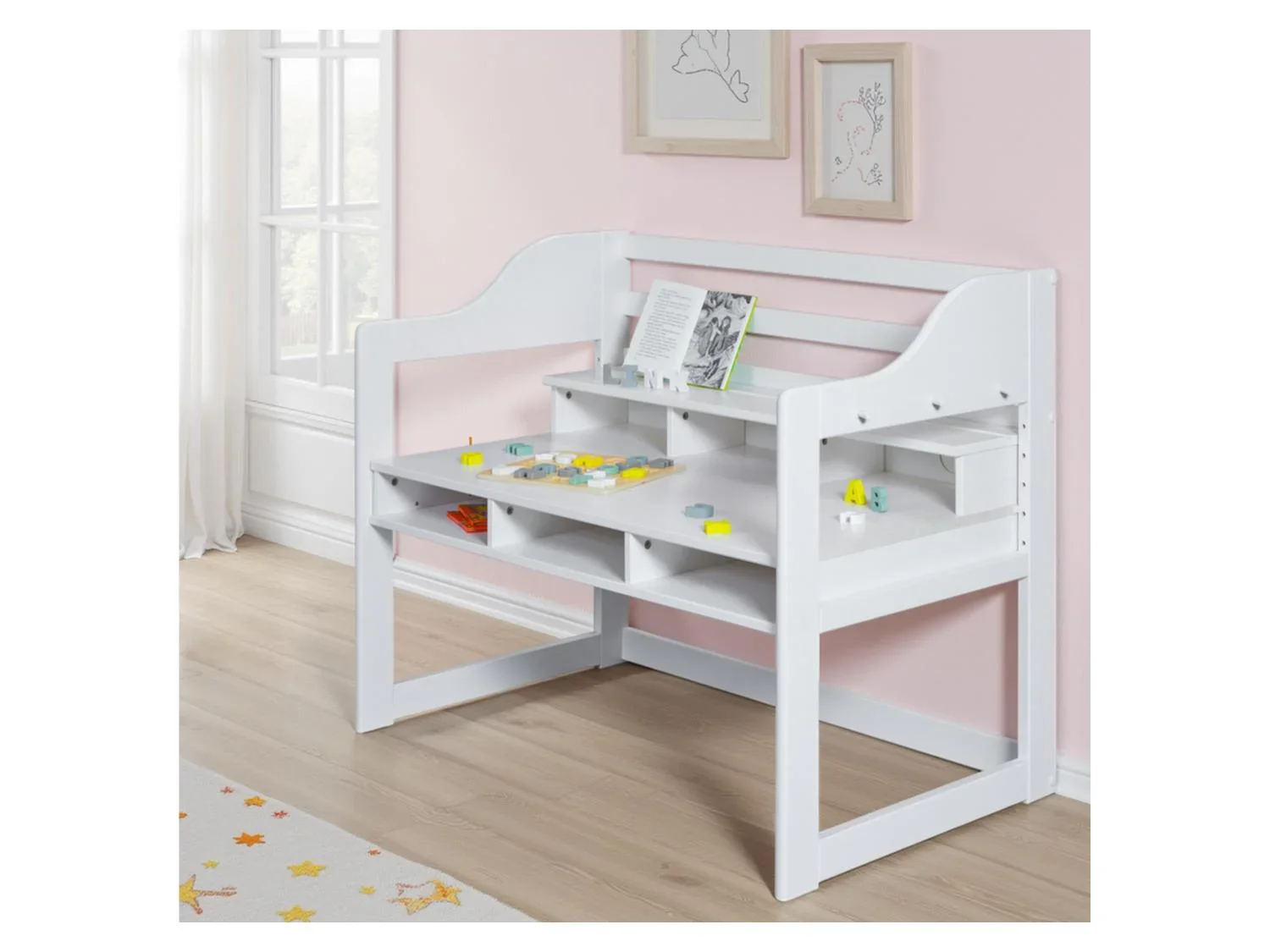 Inter Link Bureau d'enfant Kids Learning, 112 x 68,3 x 91 cm