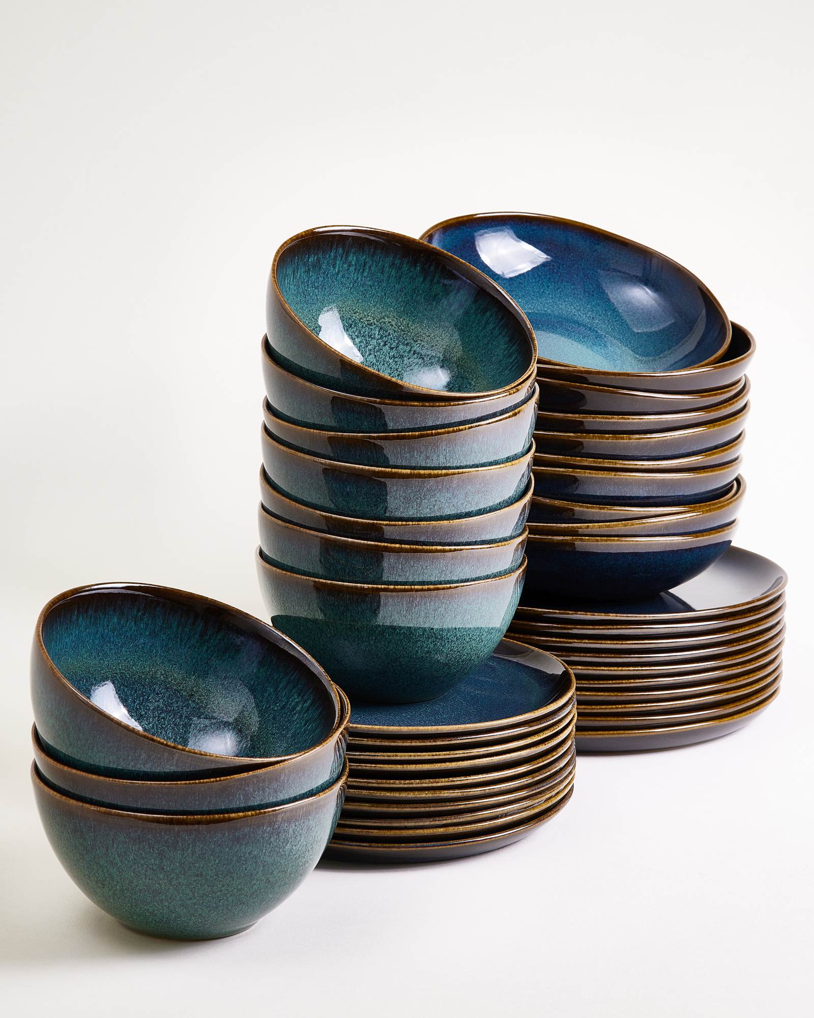 MELIDES - TABLEWARE SET CLASSIC OCEANBLUE 40 PIECES