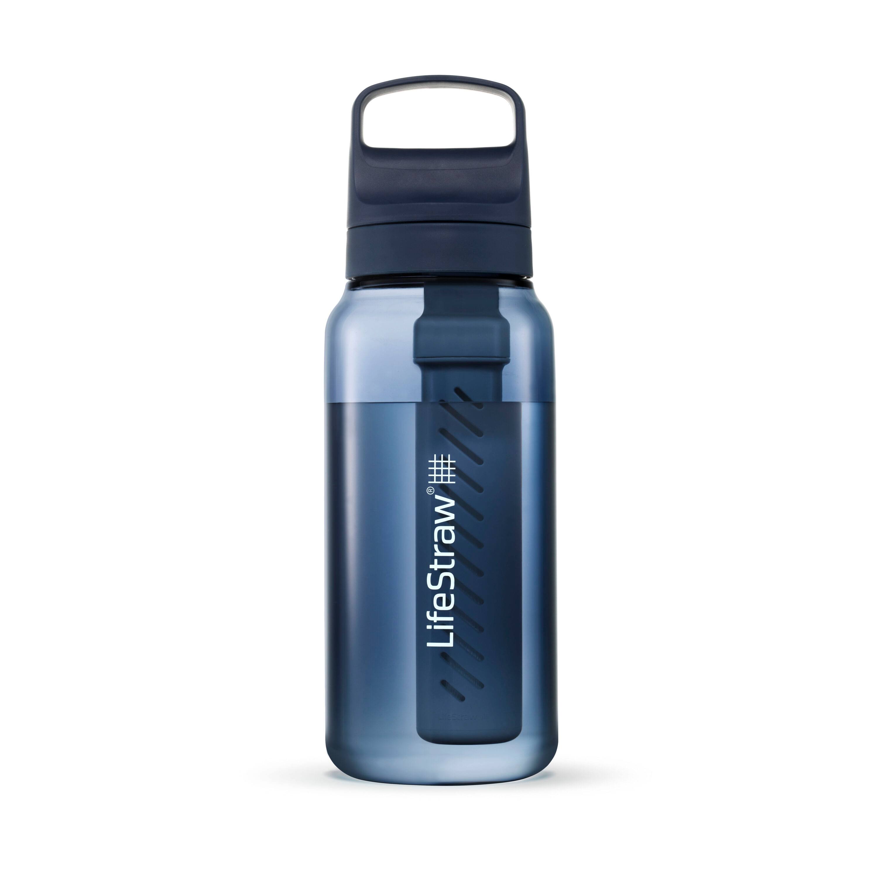 LifeStraw Go Water Bottle with Filter, Aegean Sea / 1Liter