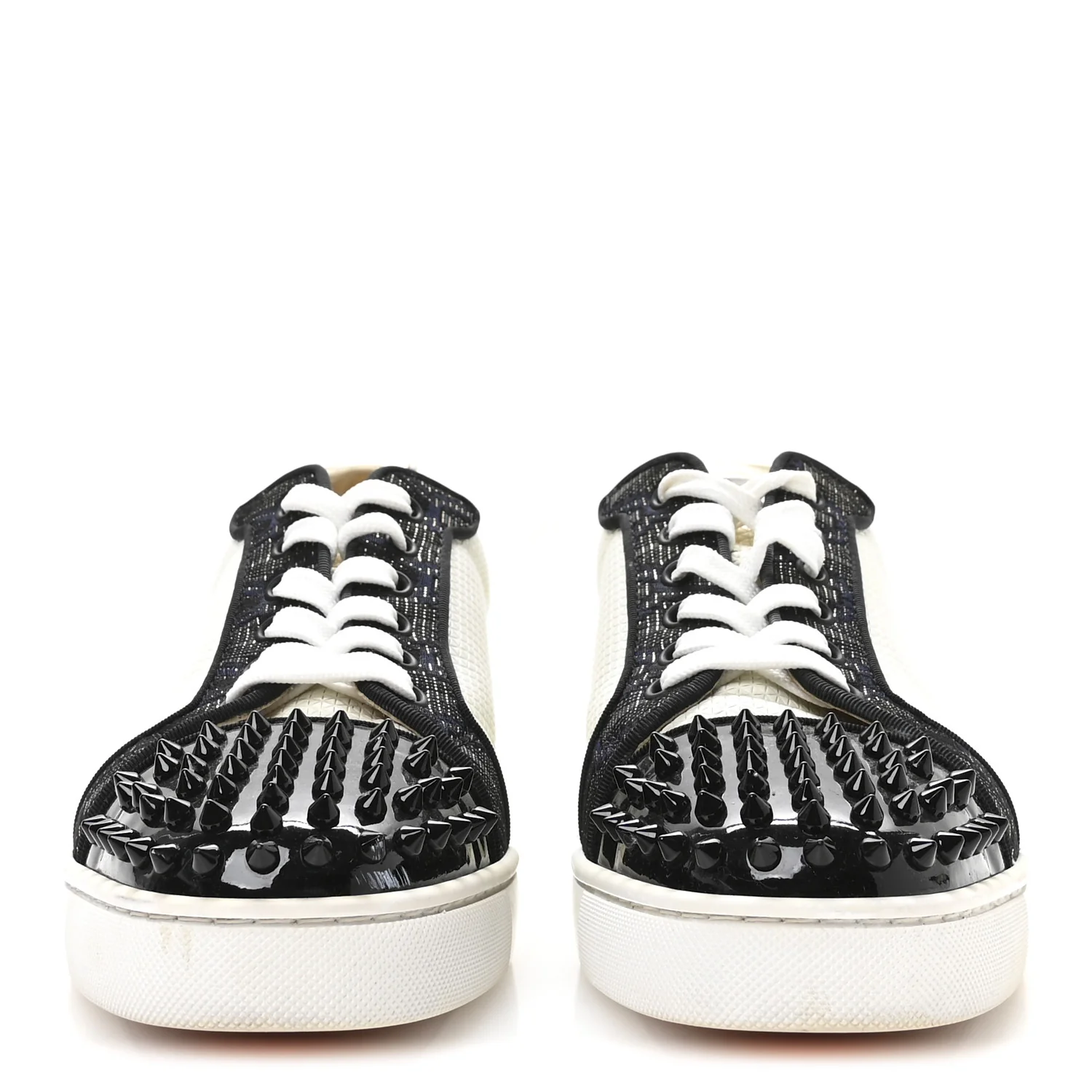 Calfskin Mens Louis Junior Spikes Orlato Flat Sneakers 42 Multicolor