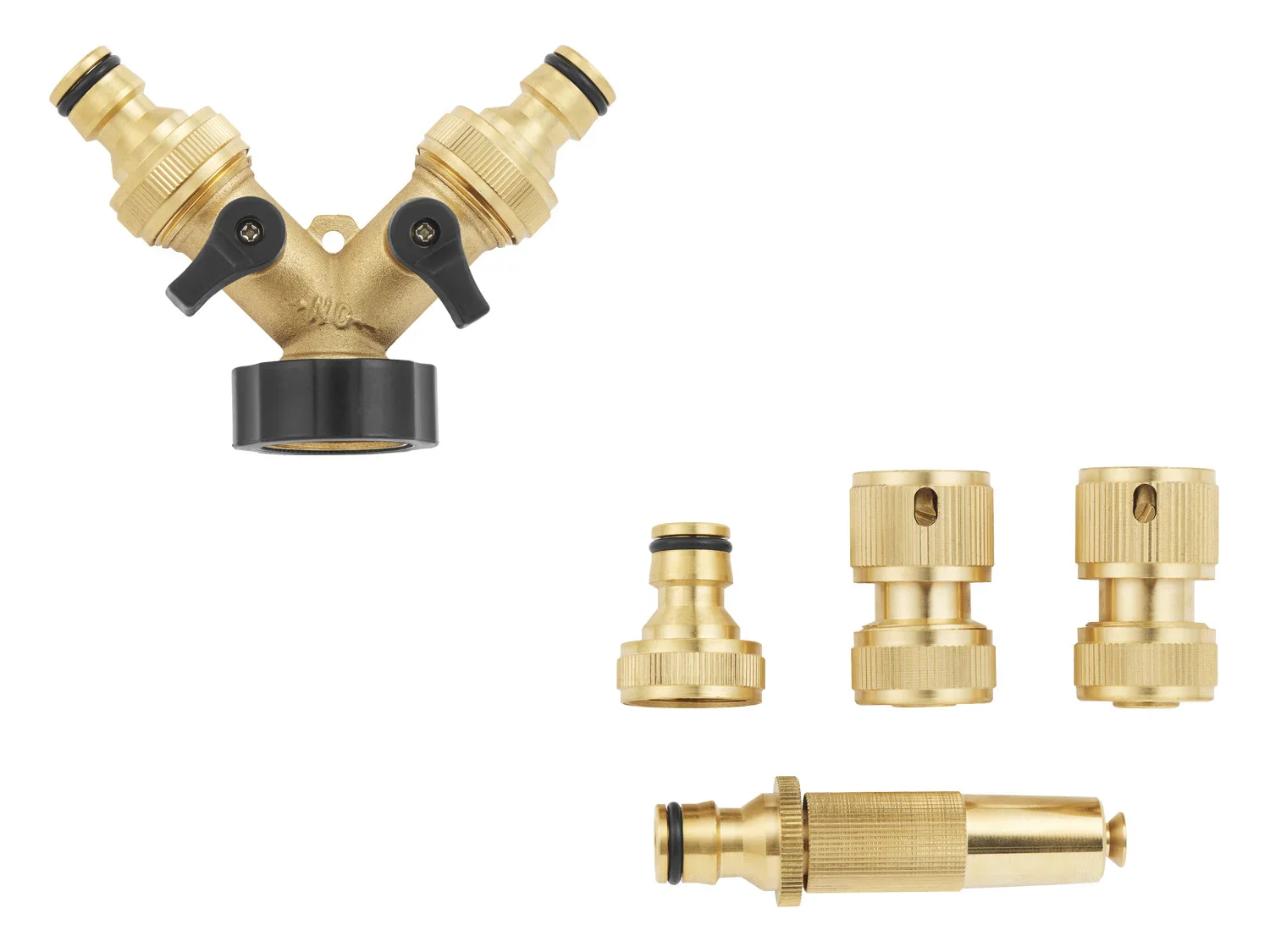 PARKSIDE Systme enfichable en laiton ou distributeur  2 voies