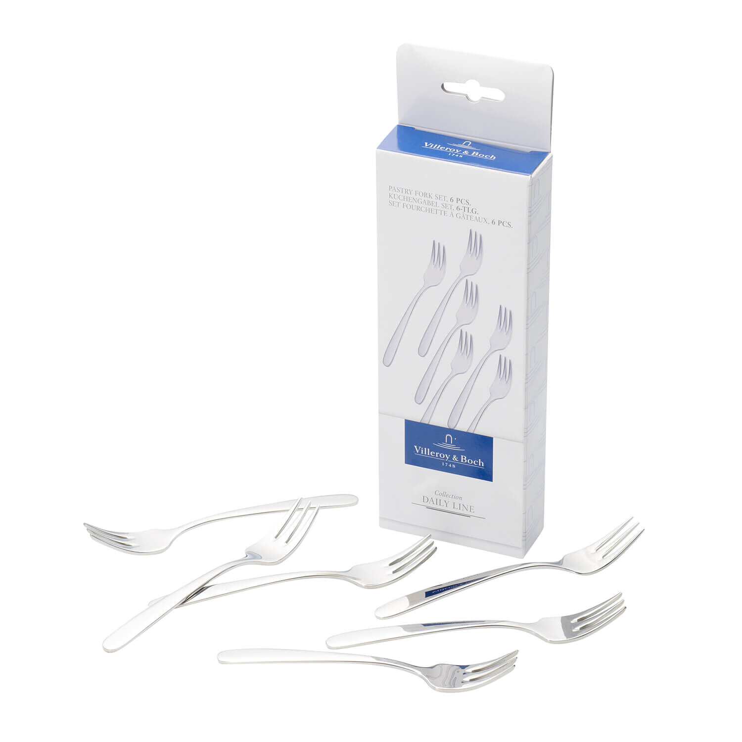 Daily Line Cake fork - stainless steel