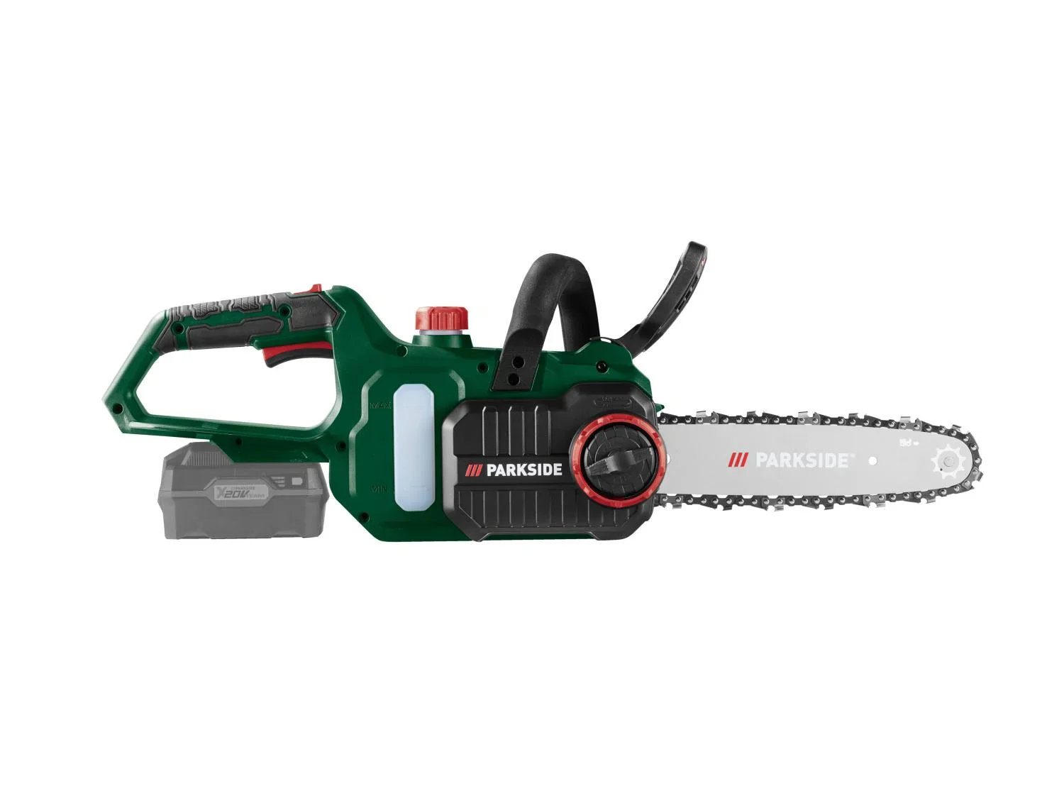 PARKSIDE Trononneuse sans fil + chargeur + batterie, 20 V