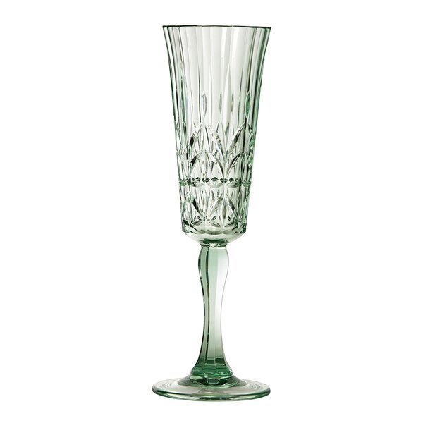 Idyll champagneglass 15 cl grønn