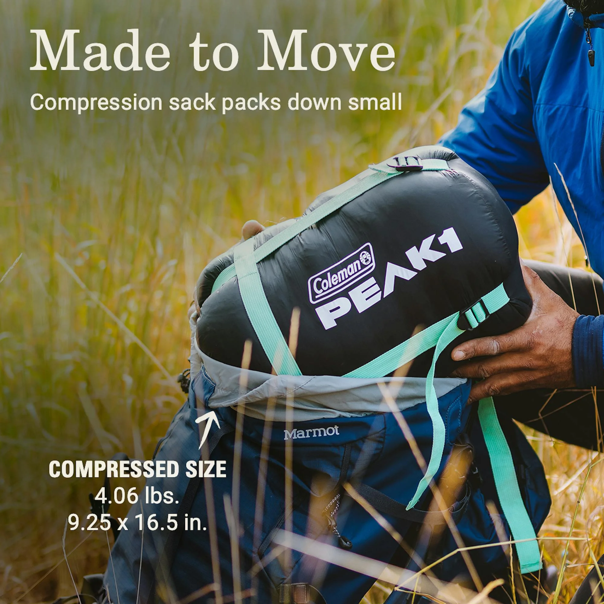PEAK1™ 0°F Mummy Down Sleeping Bag Long(0 ºF) - Image 7