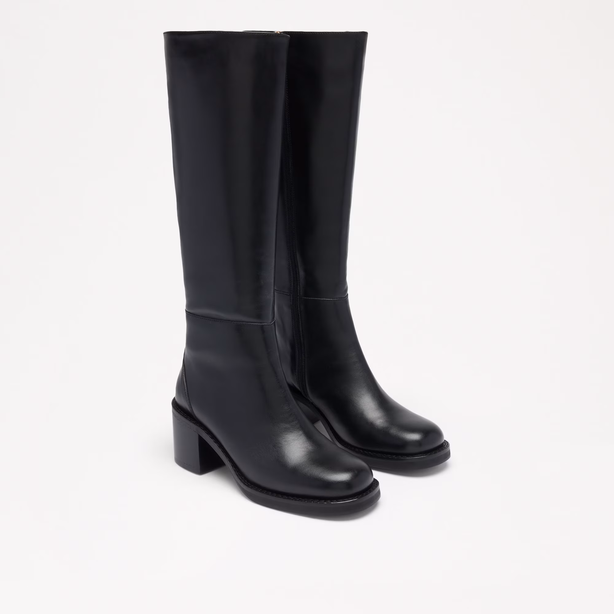 Bowland Tall<br>Clean Block Heel Mid Boot