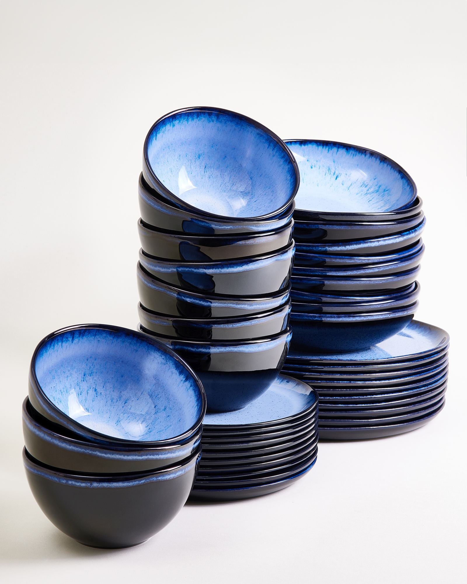 MELIDES - TABLEWARE SET WHITEWATER 40 PIECES