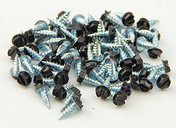 US Aluminum Galvanized #8 x 1/2 in Hex Head Self-Drilling Screws, Harbor Gray (100-Pack Bag)