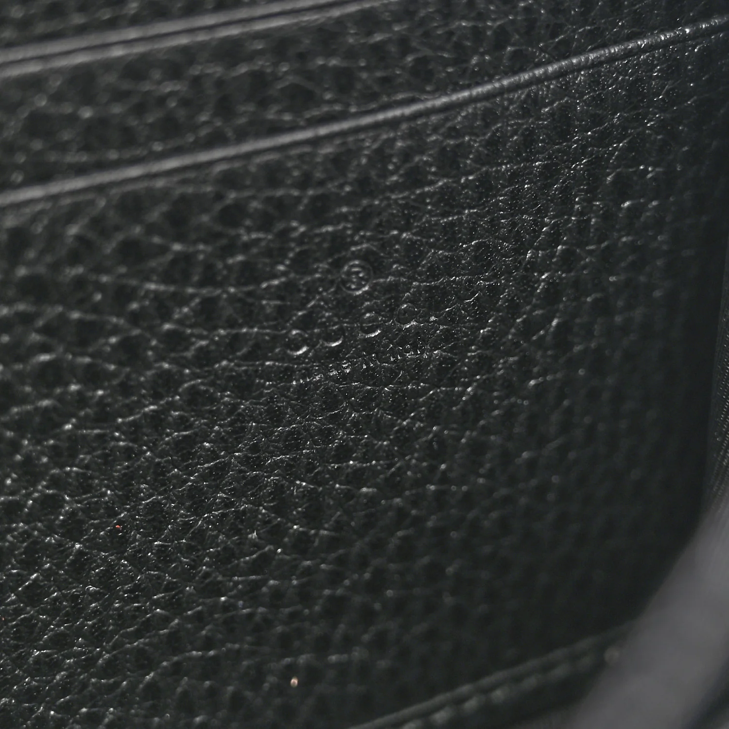 Calfskin Mini Dionysus Chain Wallet Black
