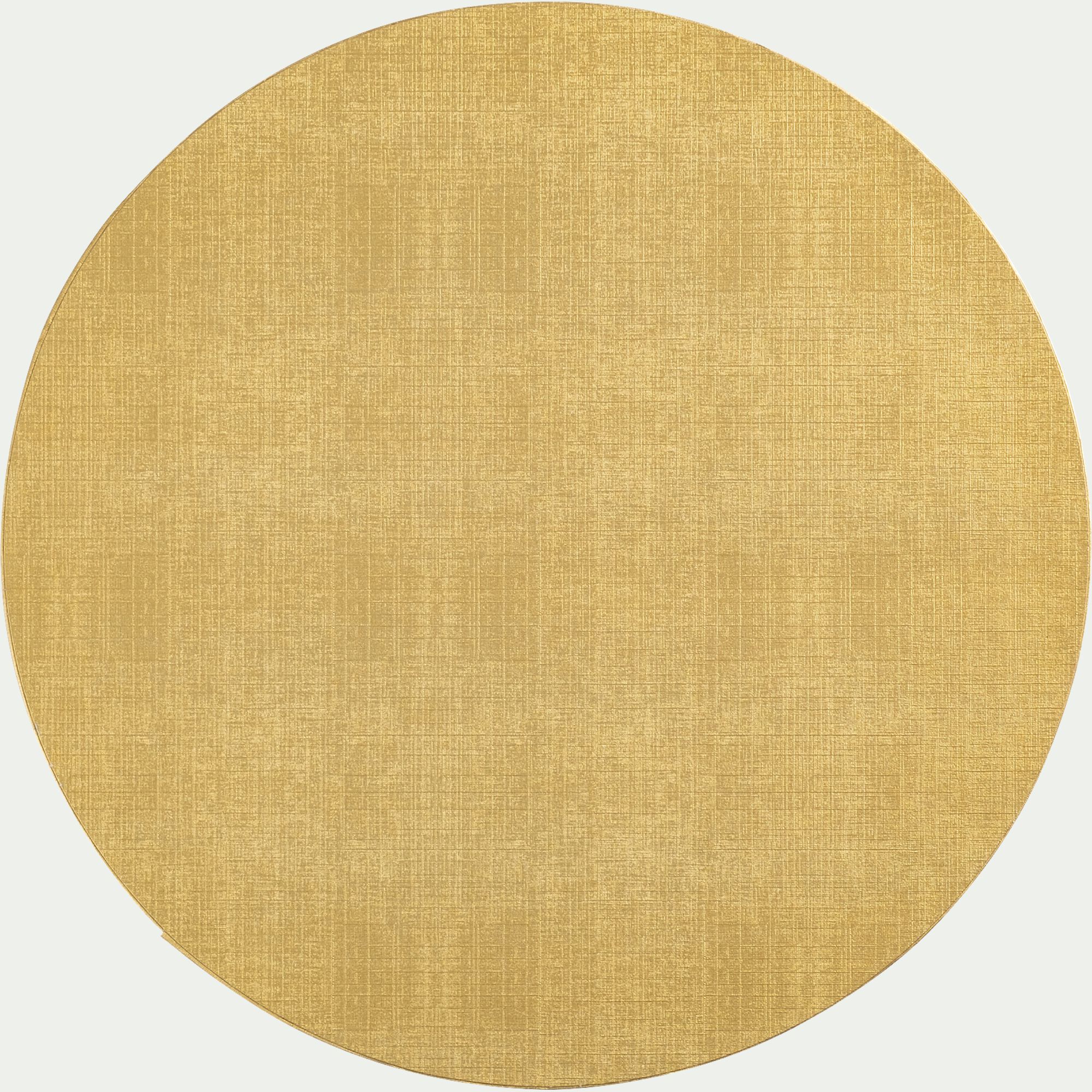 PATISDECOR - Cake drum rond D25cm - doré métallisé