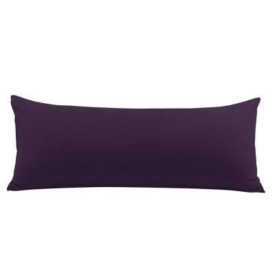 Piccocasa Body Brushed Zipper Closure Soft 110 GSM Brushed Microfiber Pillowcase Plum 20