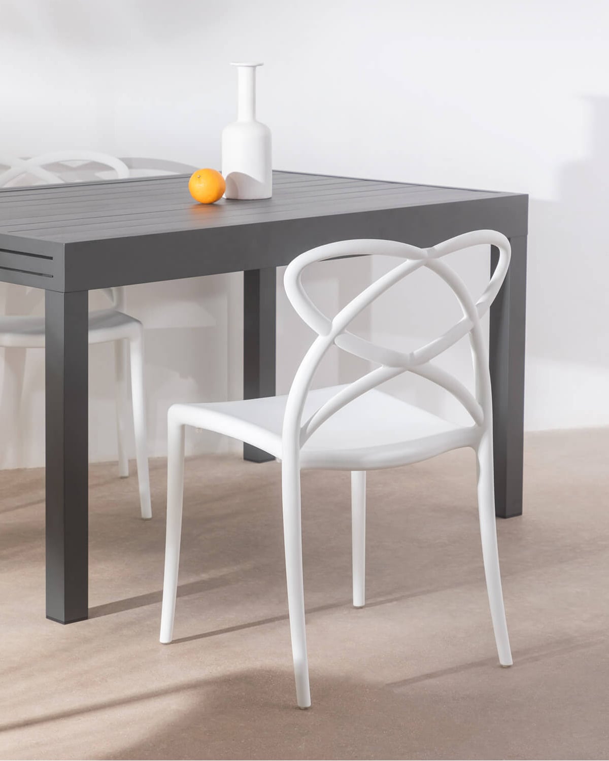 Cielo - Pack 2 Sillas de Comedor de Polipropileno Cielo
