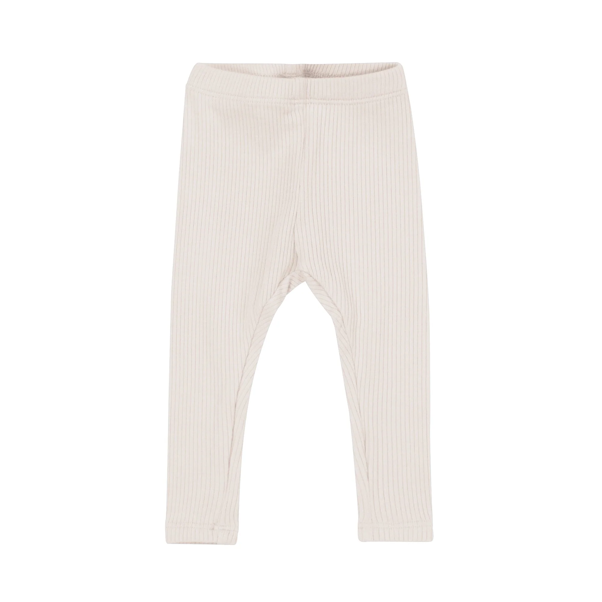 Ribbed Leggings in Oat