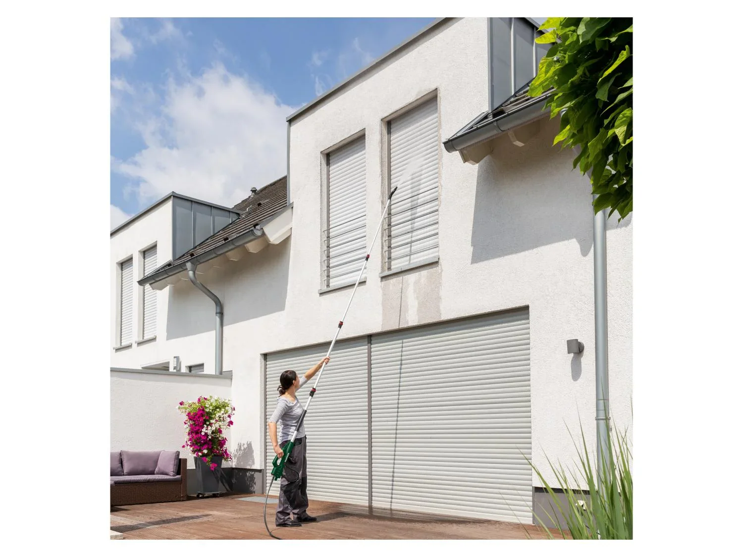 PARKSIDE Lance tlescopique pour nettoyeur haute pression PTL 4 C5, 150 bar
