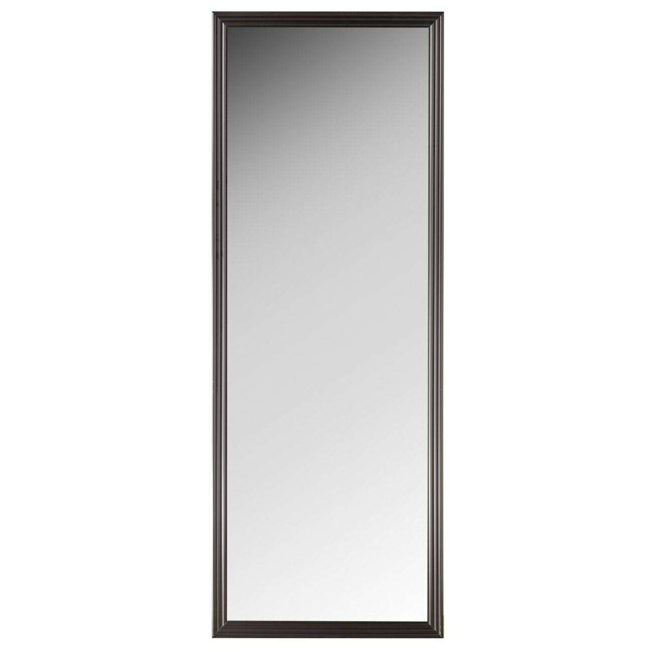 Miroir rectangulaire bord plastique noir 72,5xH195cm