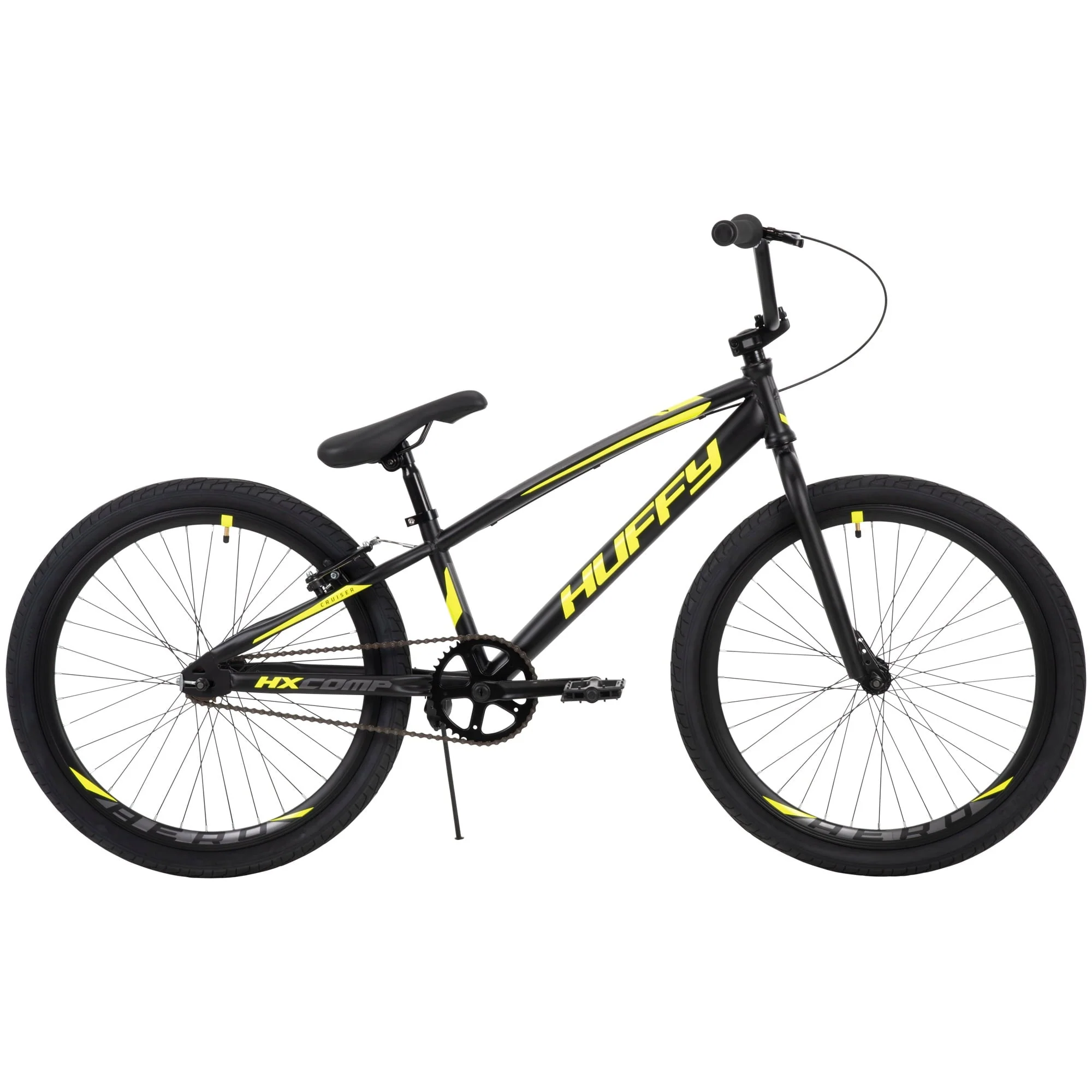 HX Cruiser 24 - Inch BMX Bike for Boys, Black/Yellow