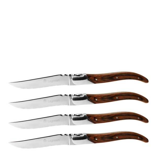 Fassons grillkniv 4-pakning pakkatre
