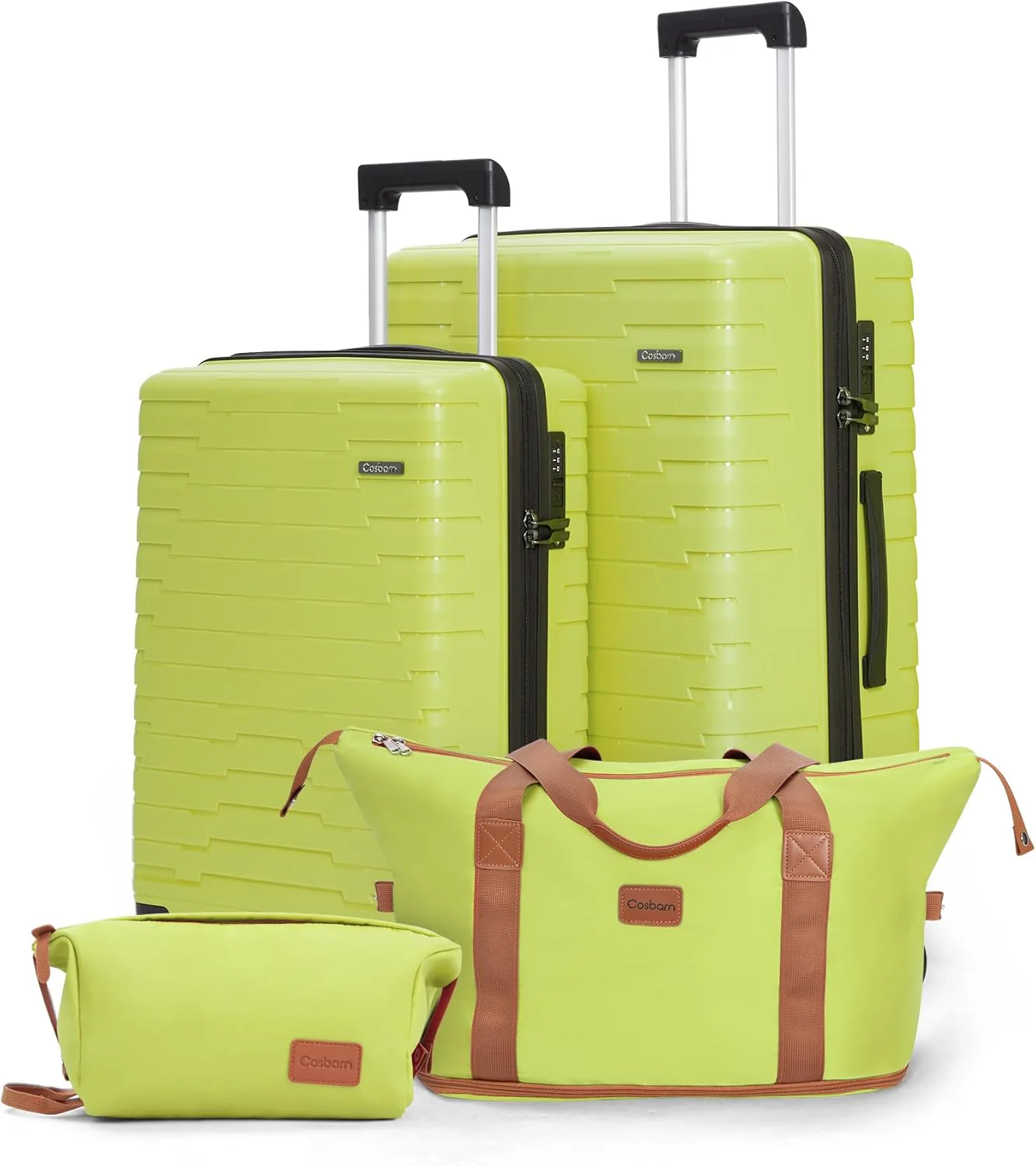 Ensemble de 5 valises à roulettes, valise rigide en ABS avec roulettes multidirectionnelles