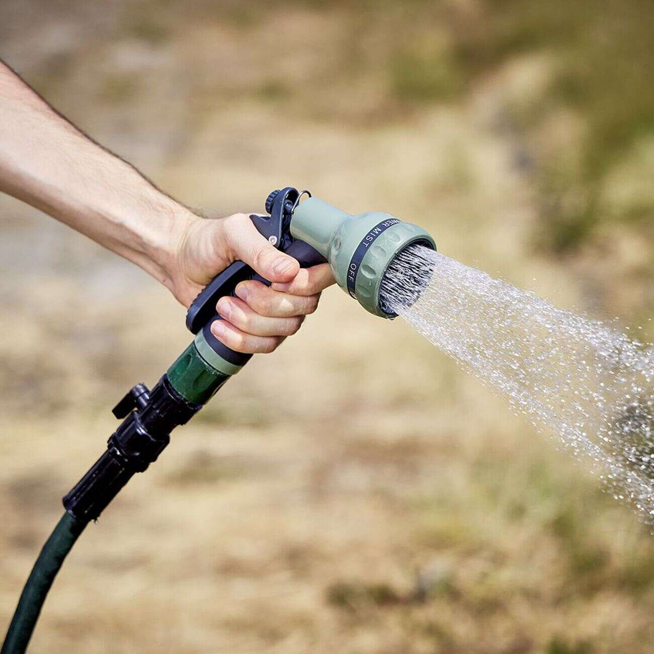 Pistolet arrosage gris 7 jets