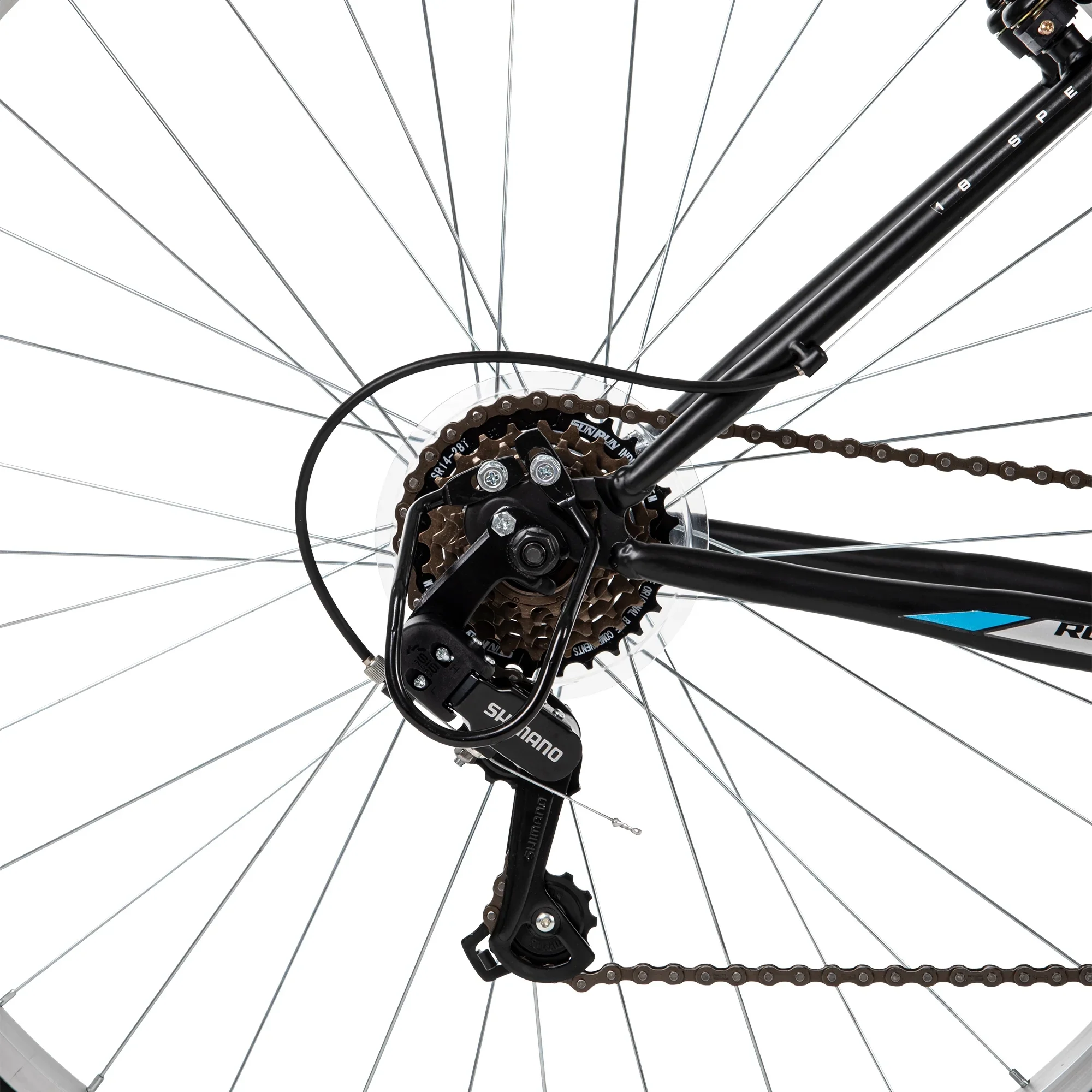 Huffy 29 Rock Creek Mountain Bike, Fits Riders 5'0+, Matte Black, Adult, Men's