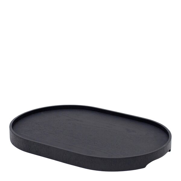 CurveLine serveringsbrett anti-slip 39x26 cm svart