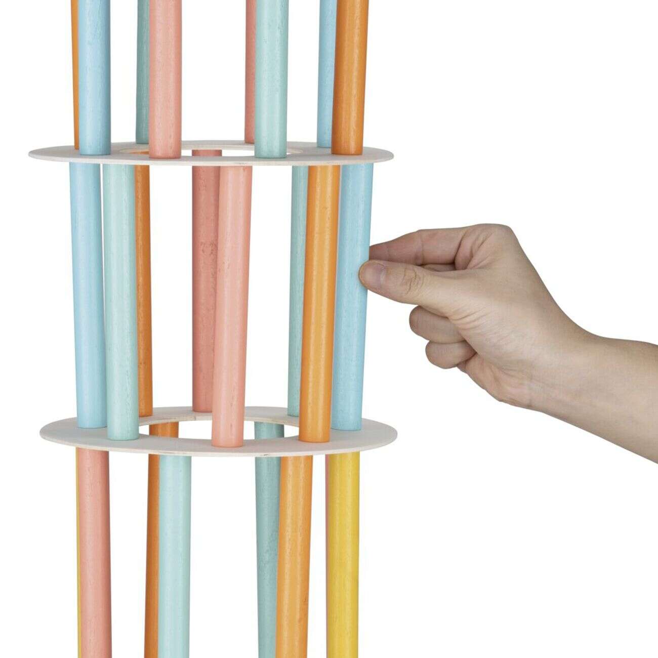 Tour à empiler géante en bois 50 pièces