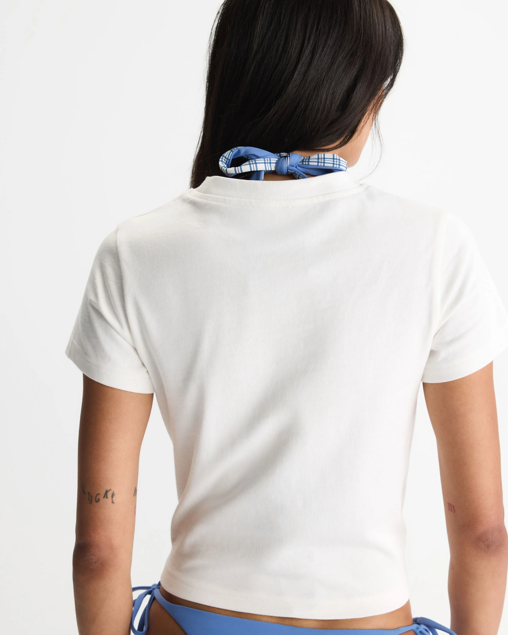 Everyday Active Classic T-shirt - White/Blossom Blue