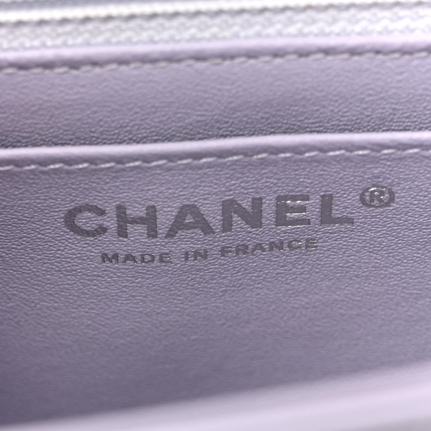 Aged Calfskin Chevron Quilted 2.55 Reissue Mini Flap Light Purple