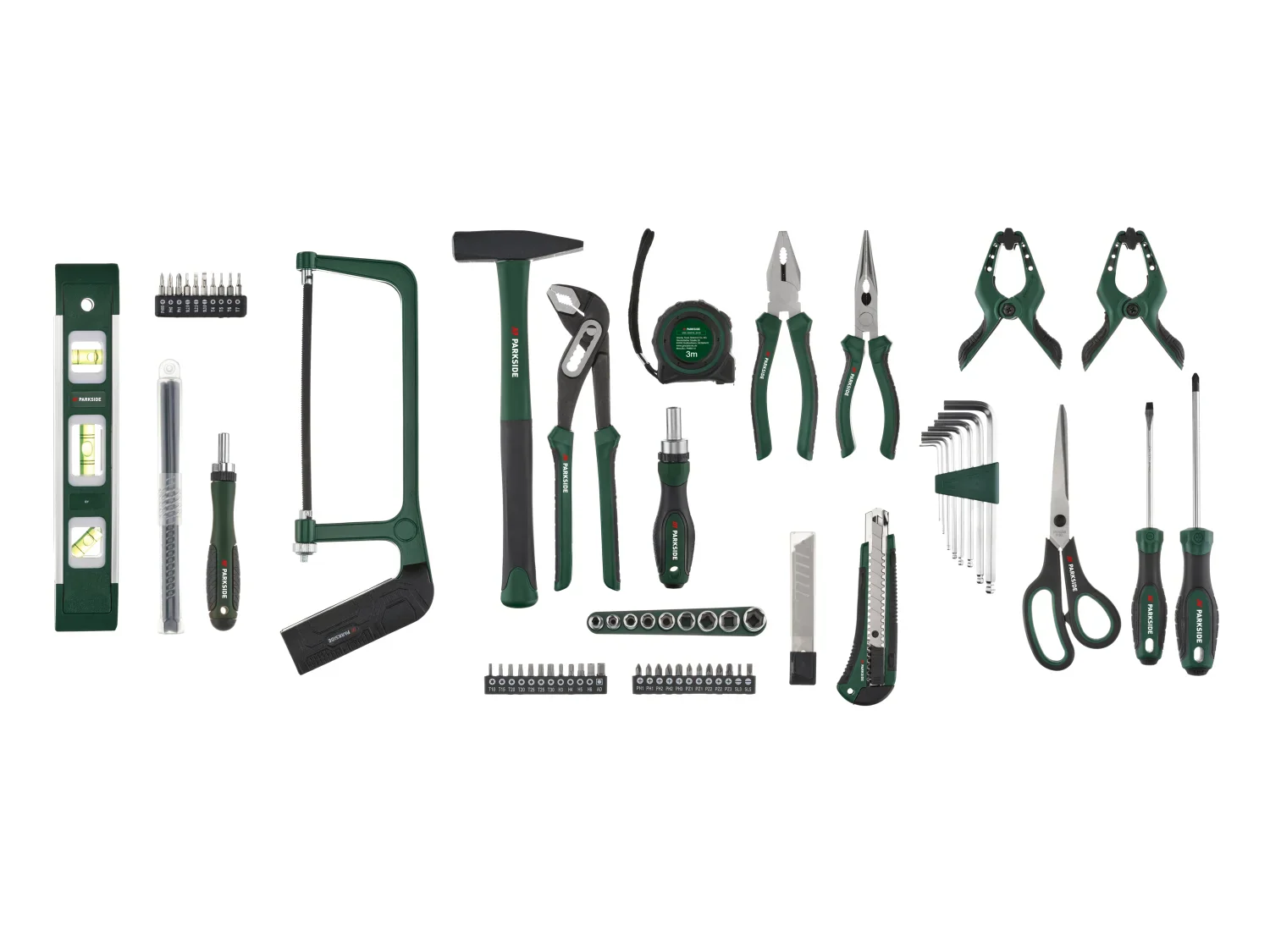 PARKSIDE Mallette d'outils, 80 pices