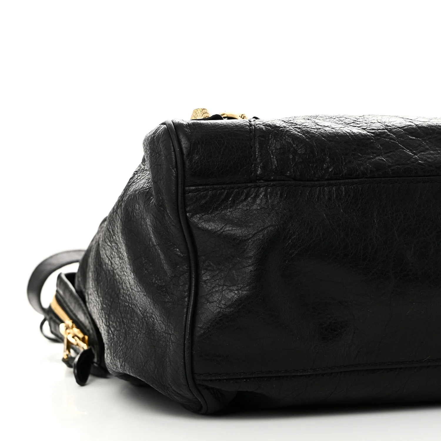 Agneau Giant 12 Gold Hardware Velo Black