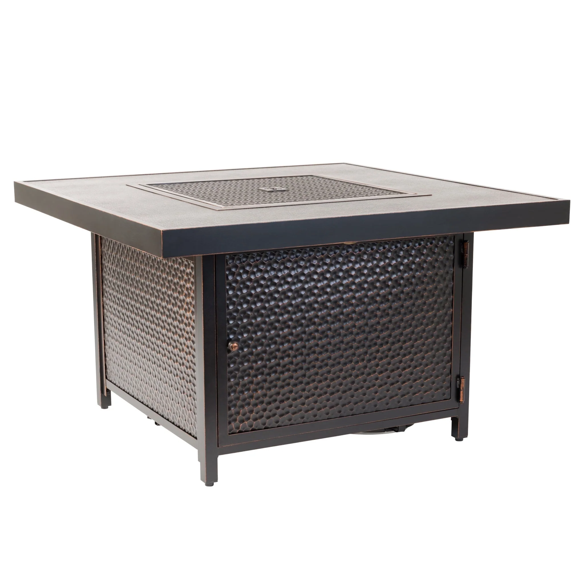 Weyland Square Aluminum Propane Gas Fire Pit
