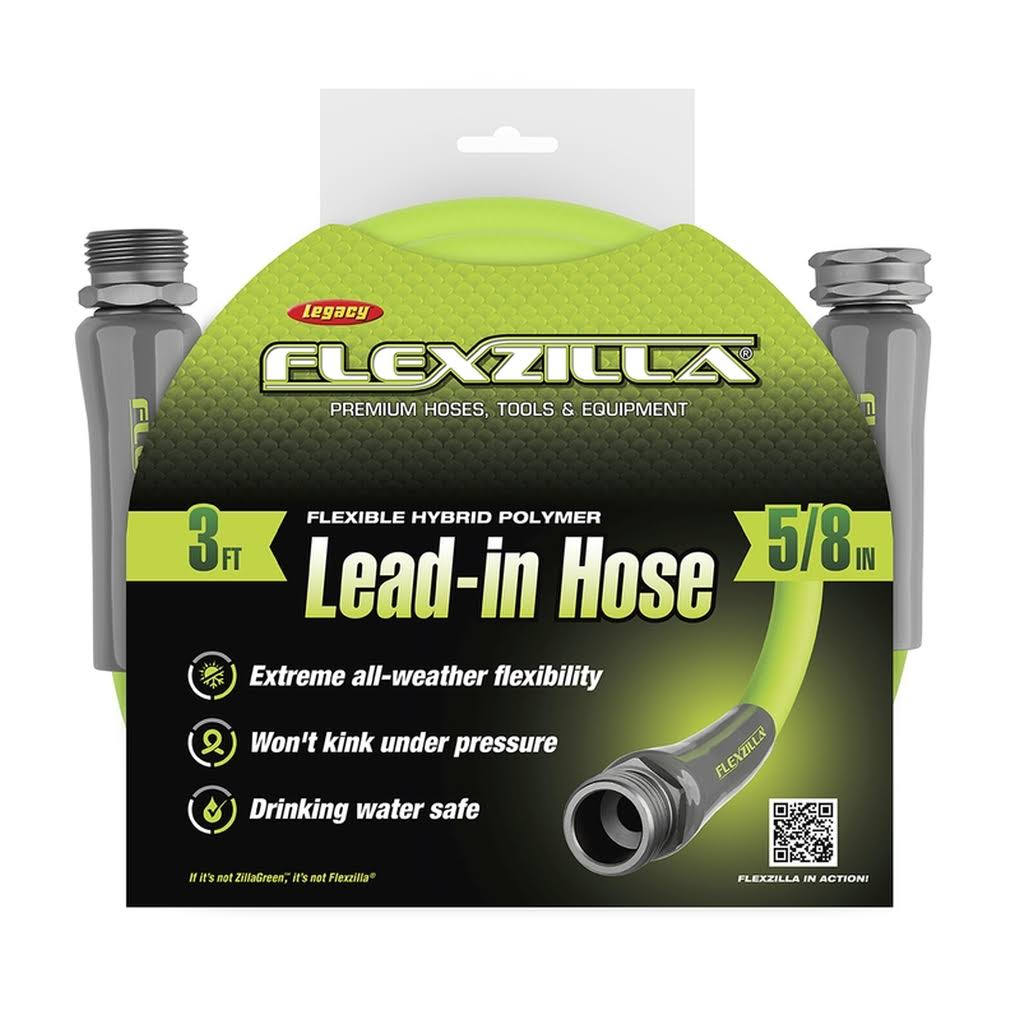 Garden Lead in Hose 5/8 in. x 3 ft. - Green - Flexzilla