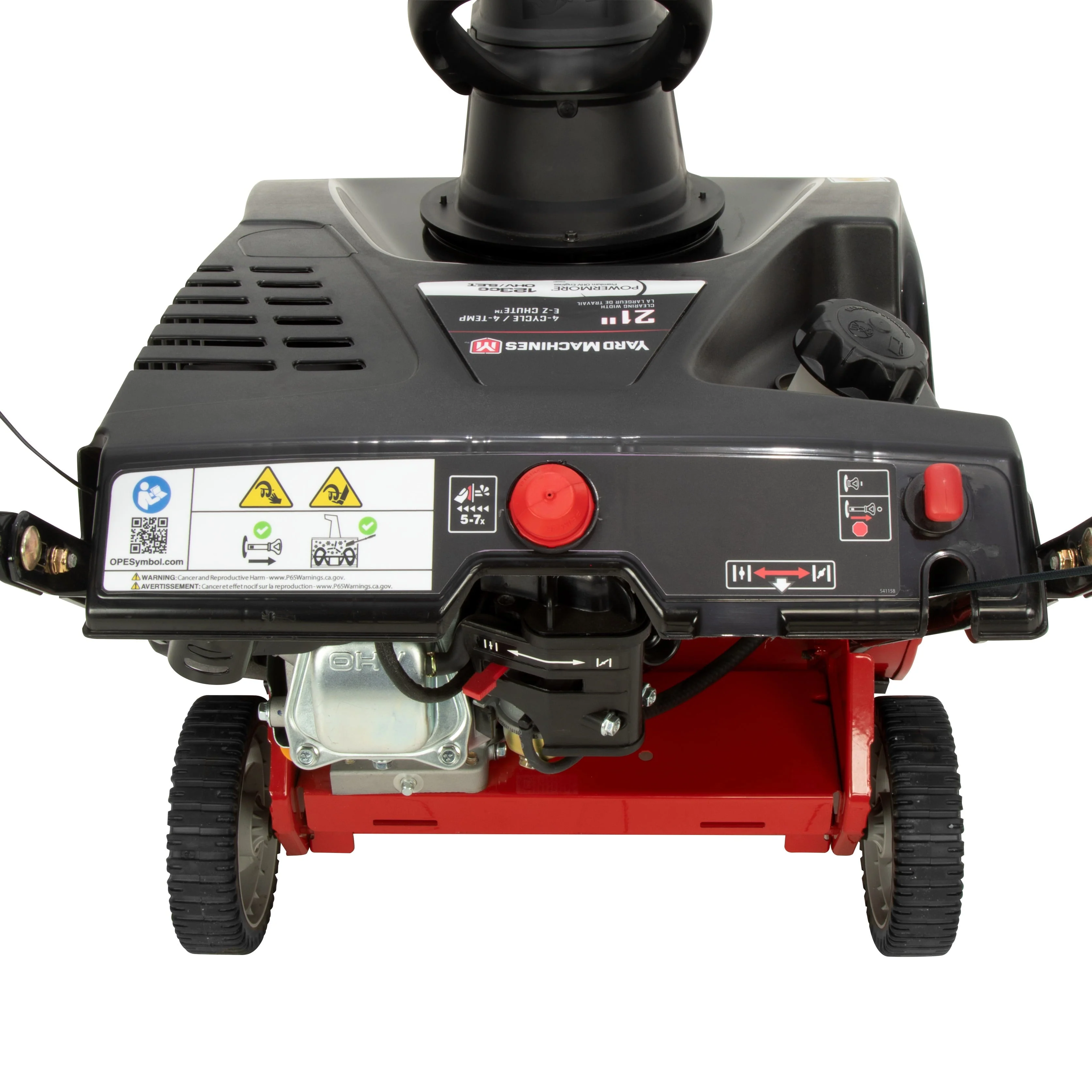 21" Single-Stage Gas Powered Snow Blower with 123cc Powermore Engine - Image 8