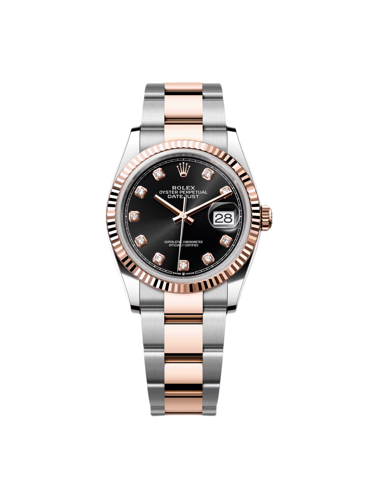 【Super Clone】RLX  Datejust 36mm 126231 Black Dial 36mm Oyster Bracelet