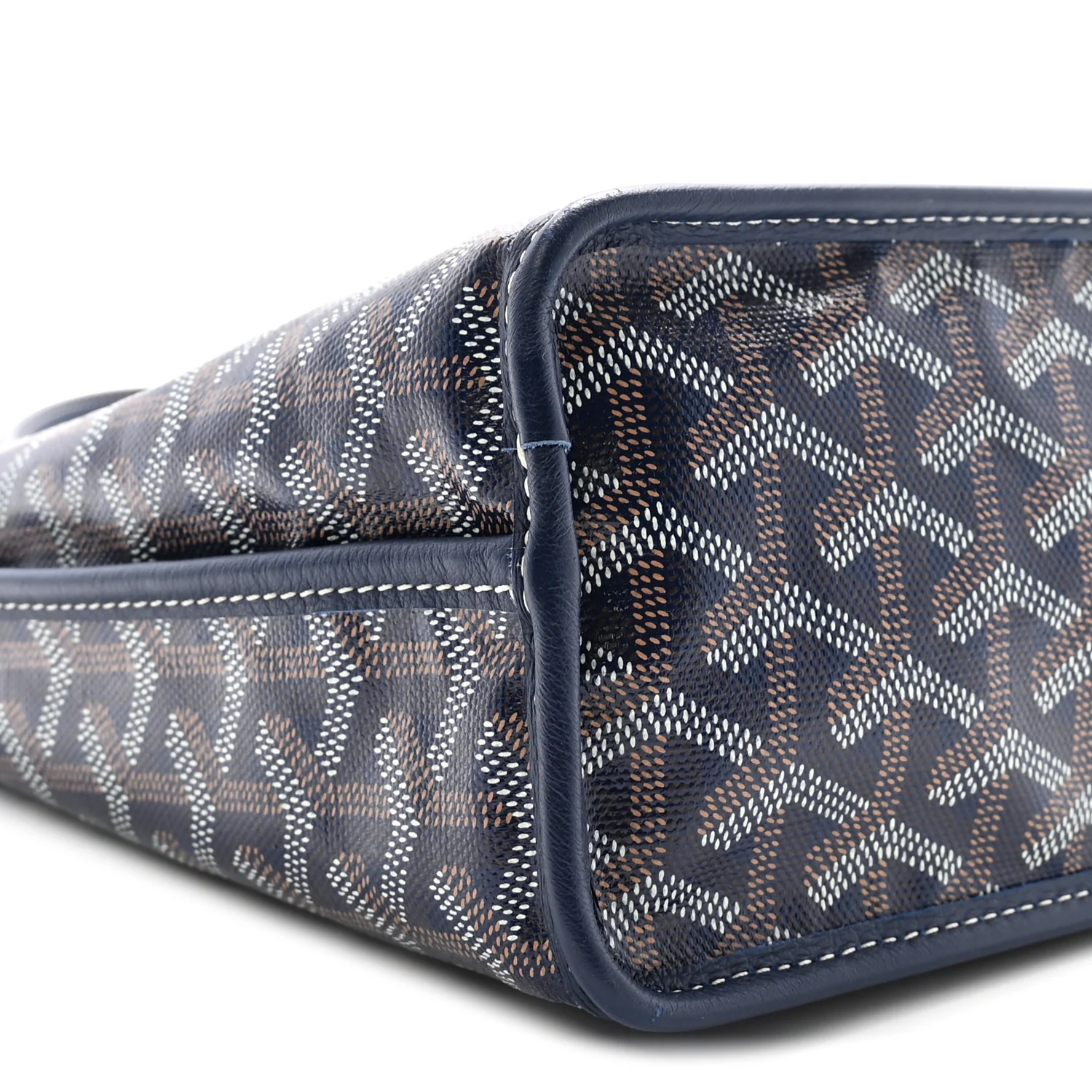 Goyardine Reversible Mini Anjou Navy