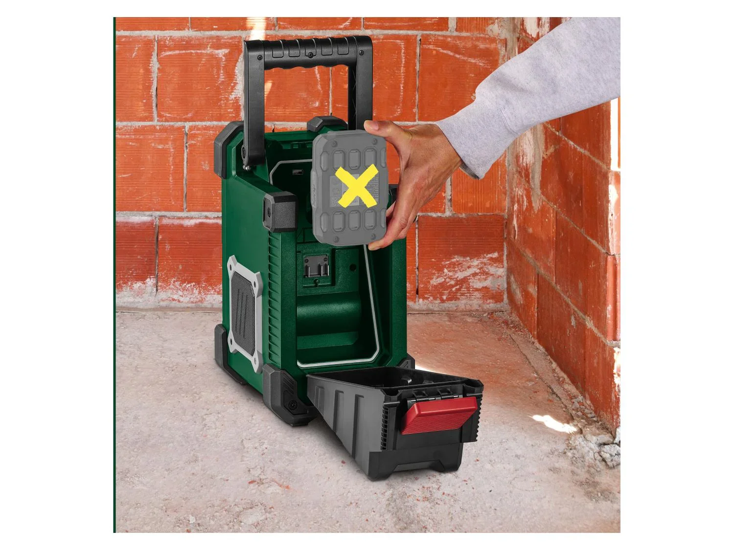 PARKSIDE Radio de chantier sans fil PBR 10 A1, 20V / 12V