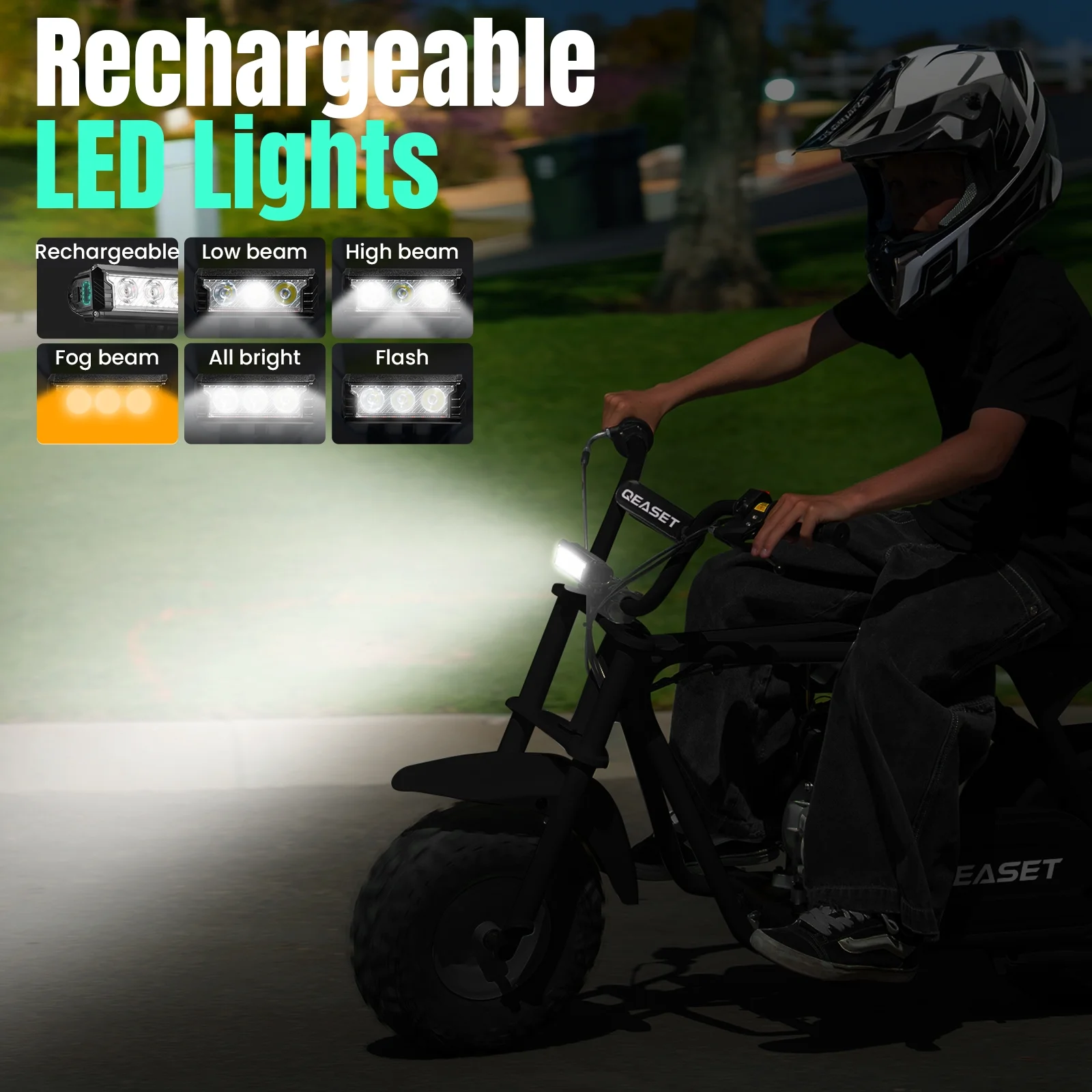 MB001 Gas Powered Mini Dirt Bike 99CC for Teens and Adults, 25MPH Off Road Motorcycle, Weight Support Up to 200 LBS Black(Black) - Image 10